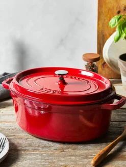 Ovale braadpan La Cocotte uit gietijzer^Staub Discount