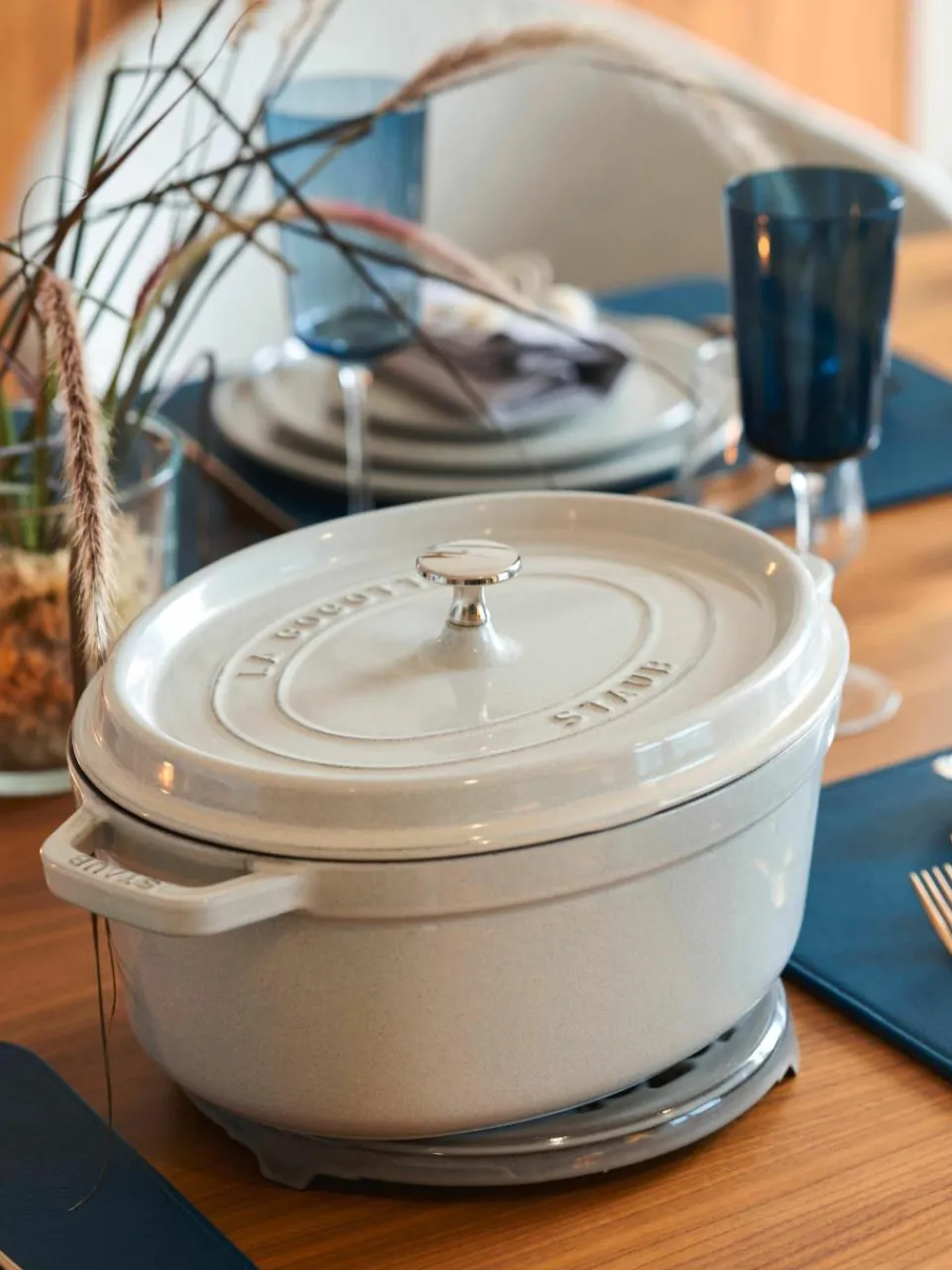 Ovale braadpan La Cocotte uit gietijzer^Staub New