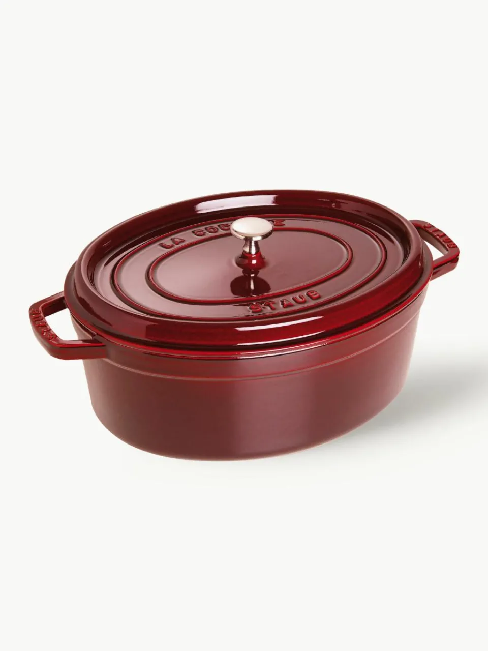 Ovale braadpan La Cocotte uit gietijzer^Staub Hot