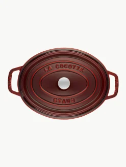 Ovale braadpan La Cocotte uit gietijzer^Staub Hot