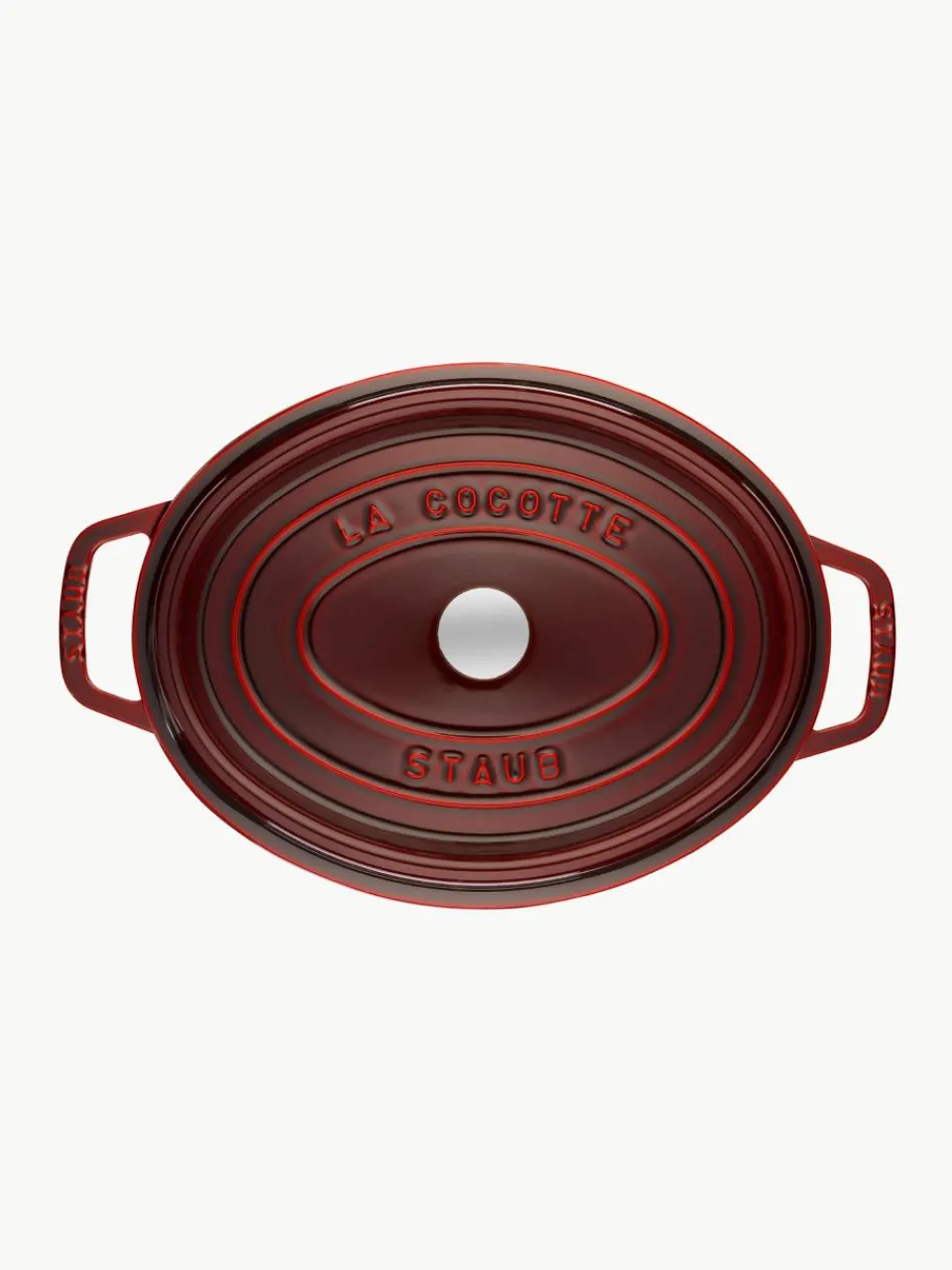 Ovale braadpan La Cocotte uit gietijzer^Staub Hot