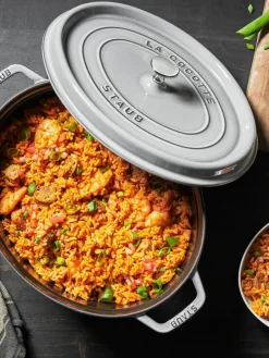 Ovale braadpan La Cocotte uit gietijzer^Staub Hot