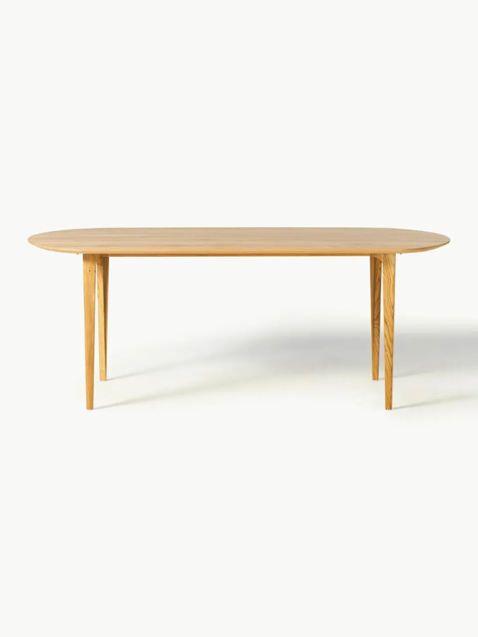 Ovale eettafel Archie van eikenhout, 200 x 100 cm^Westwing Collection Discount