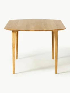 Ovale eettafel Archie van eikenhout, 200 x 100 cm^Westwing Collection Discount