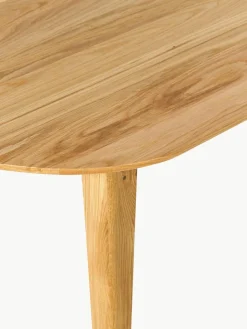 Ovale eettafel Archie van eikenhout, 200 x 100 cm^Westwing Collection Discount