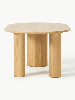 Ovale eettafel Dunia van eikenhout, 180 x 110 cm^Westwing Collection Sale