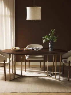 Ovale eettafel Luca van mangohout, verschillende formaten^Westwing Collection Clearance
