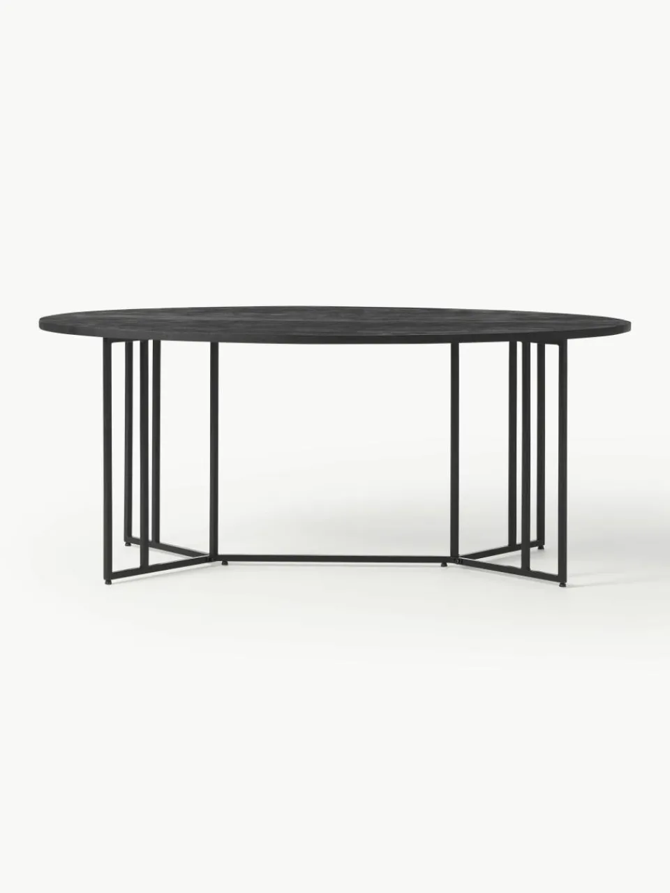 Ovale eettafel Luca van mangohout, verschillende formaten^Westwing Collection Hot