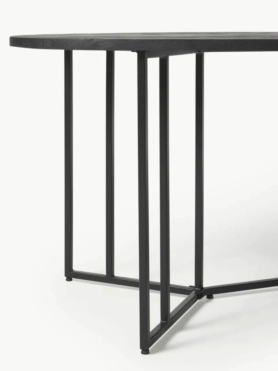 Ovale eettafel Luca van mangohout, verschillende formaten^Westwing Collection Hot