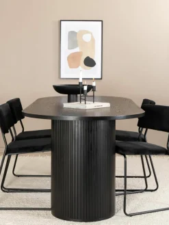 Ovale houten eettafel Bianca, 200 x 90 cm^Westwing Sale