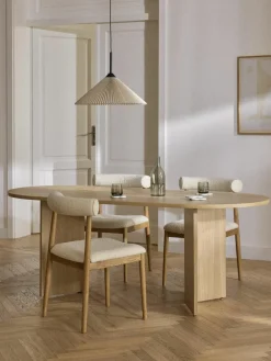 Ovale houten eettafel Toni, 200 x 90 cm^Westwing Collection Sale
