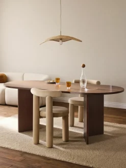 Ovale houten eettafel Toni, 200 x 90 cm^Westwing Collection Online