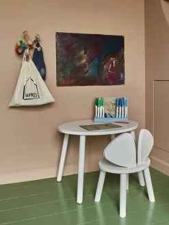 Ovale houten kindertafel Mouse^Nofred Best