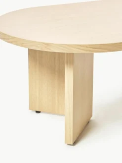 Ovale houten salontafel Toni^Westwing Collection New