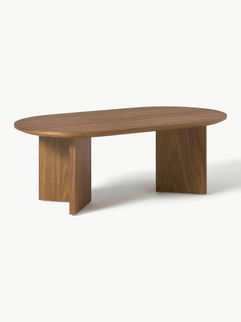 Ovale houten salontafel Toni^Westwing Collection Sale