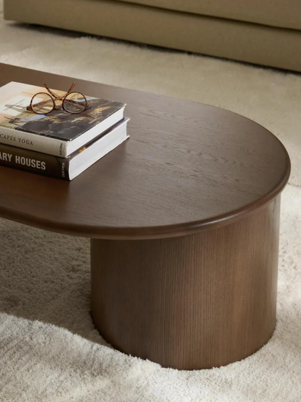 Ovale salontafel Didi van eikenhout^Westwing Collection Discount