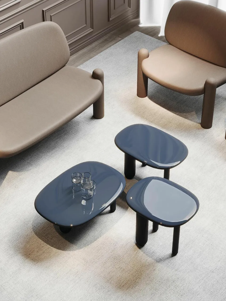 Ovale salontafel Tottori^Driade Outlet