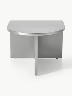 Ovale salontafels Leander van metaal en marmer, set van 2^Westwing Collection Outlet
