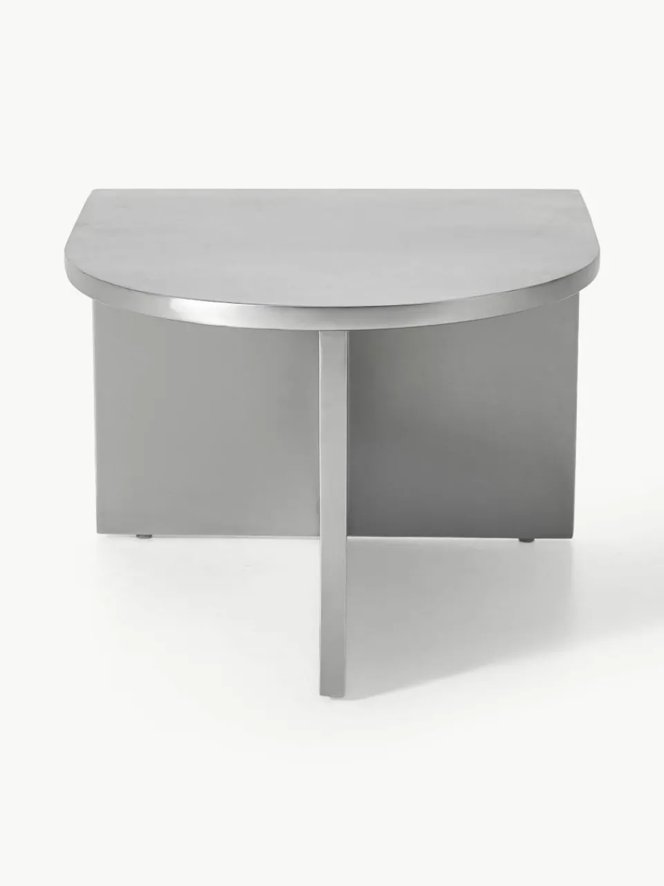Ovale salontafels Leander van metaal en marmer, set van 2^Westwing Collection Outlet