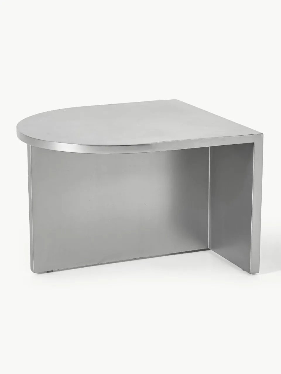 Ovale salontafels Leander van metaal en marmer, set van 2^Westwing Collection Outlet