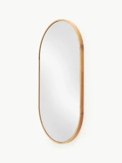 Ovale wandspiegel Avery met eikenhouten lijst^Westwing Collection Clearance