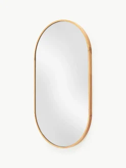 Ovale wandspiegel Avery met eikenhouten lijst^Westwing Collection Clearance