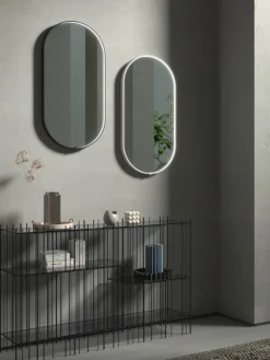 Ovale wandspiegel Avior met LED-verlichting^Vanita&Casa Fashion