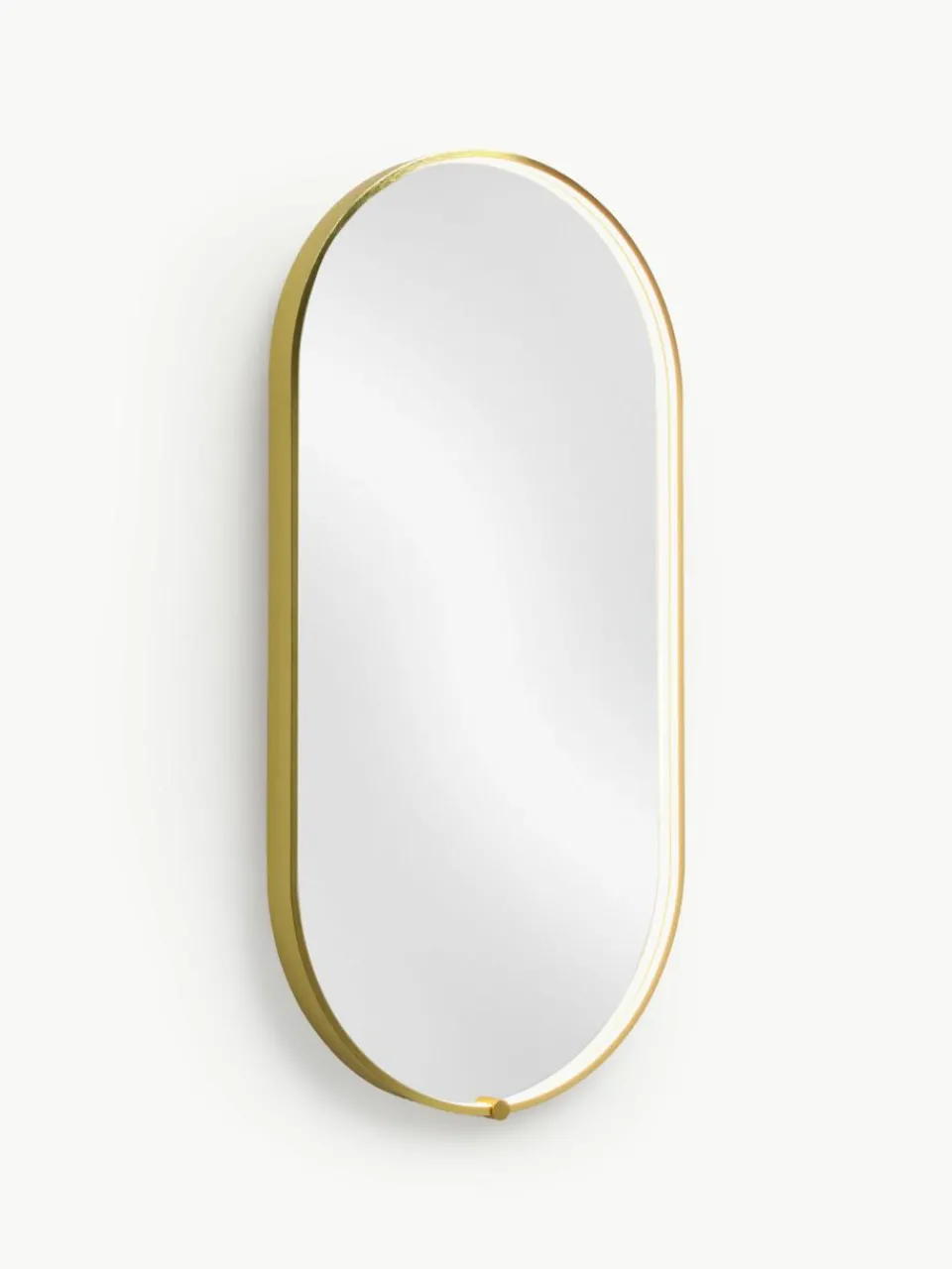Ovale wandspiegel Avior met LED-verlichting^Vanita&Casa New
