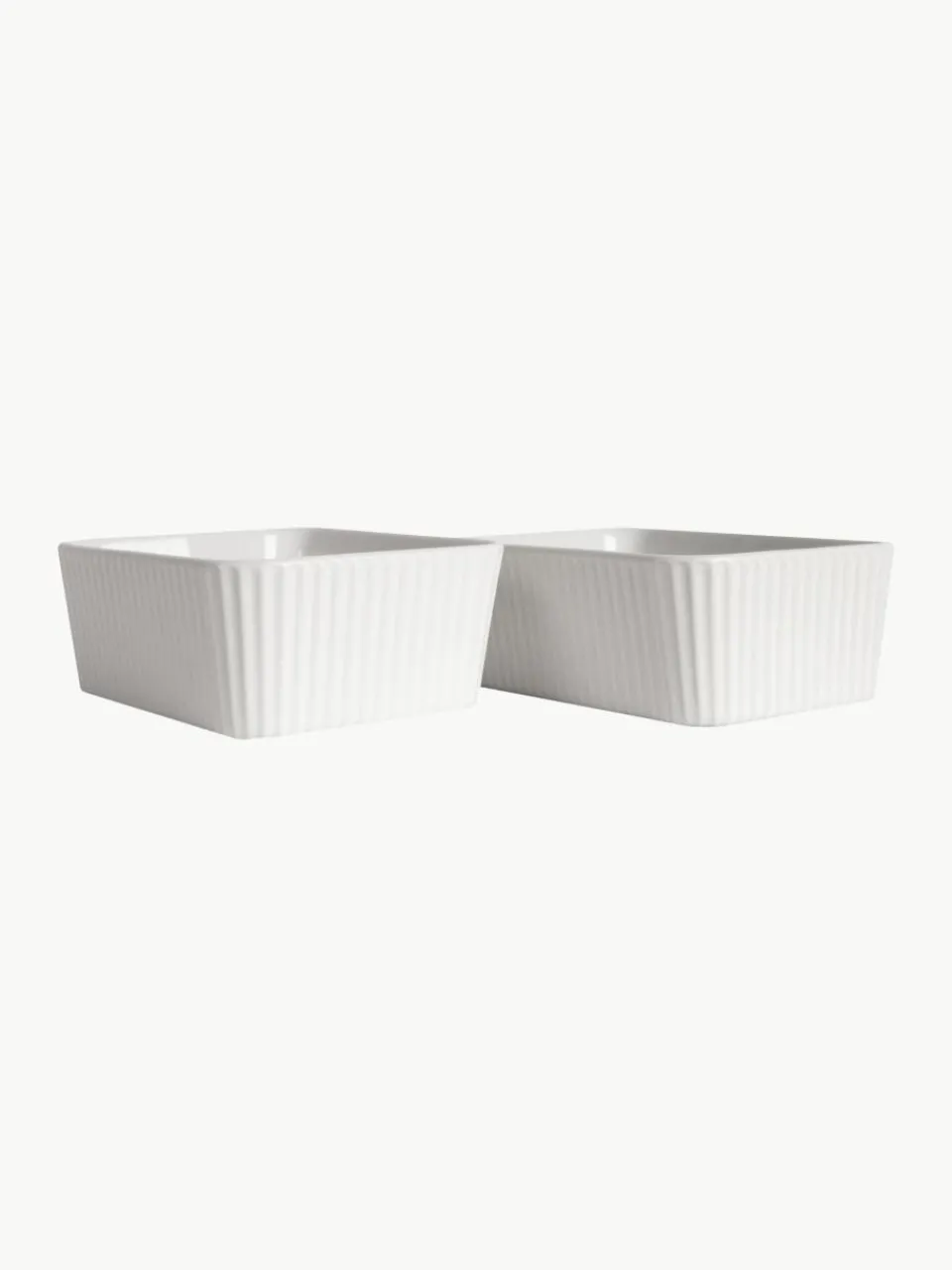 Ovenschalen Flora met geribbeld oppervlak, 2 stuks^Sagaform Outlet