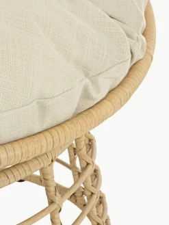 Papasan stoel Molly van kunststoffen vlechtwerk en met stoelkussen^Bizzotto Online
