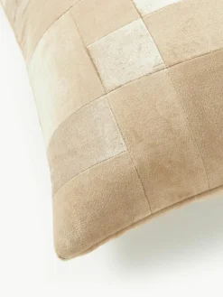 Patchwork fluwelen kussenhoes Bastien^Westwing Collection Fashion