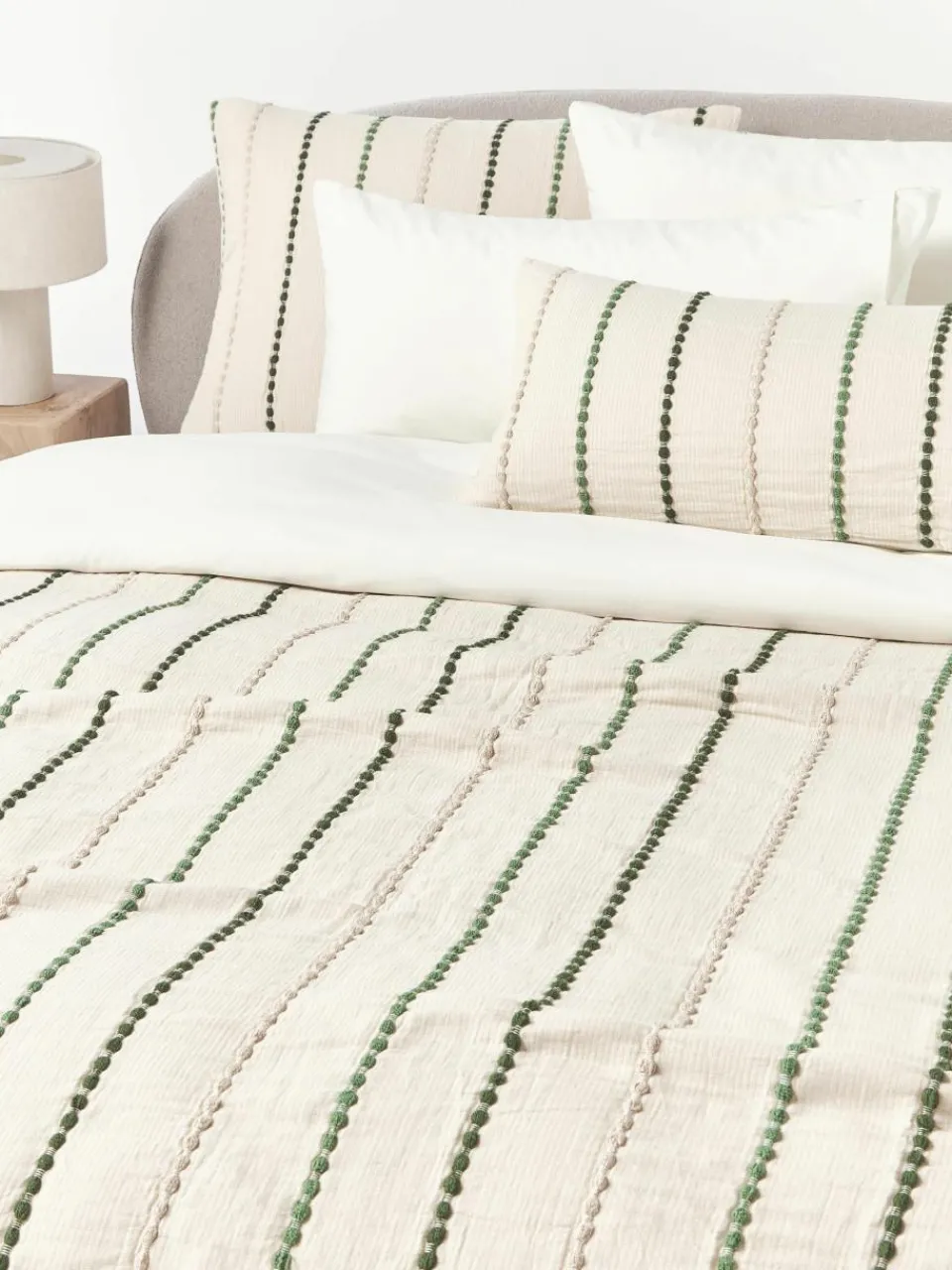 Perkal katoenen dekbedovertrek Arabella^Westwing Collection Outlet