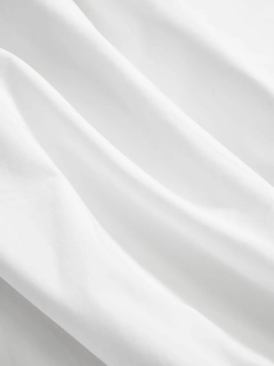 Perkalkatoenen dekbedovertrek Vidal met getuft sneeuwvlokmotief^Westwing Collection Online