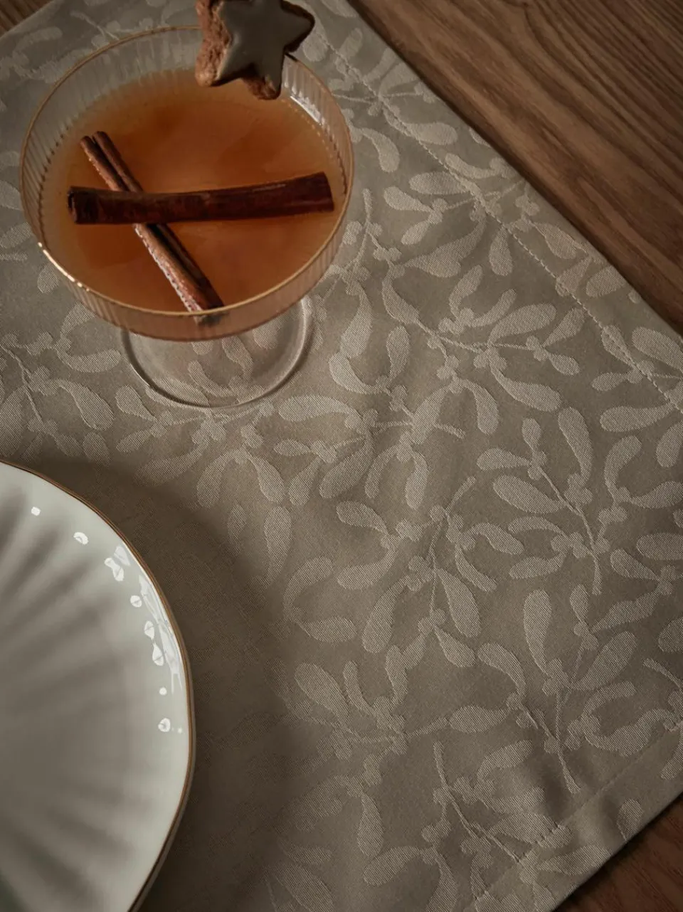 Placemats Hollyn met winters motief, 2 stuks^Westwing Collection Online