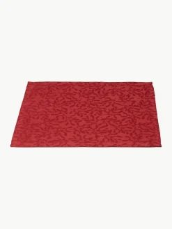 Placemats Hollyn met winters motief, 2 stuks^Westwing Collection New