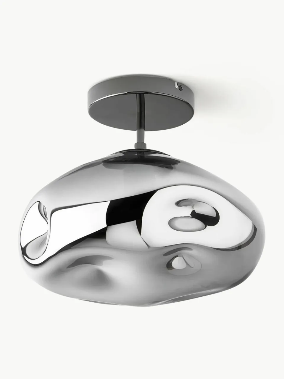 Plafondlamp Amora van gespiegeld glas^Westwing Collection Fashion
