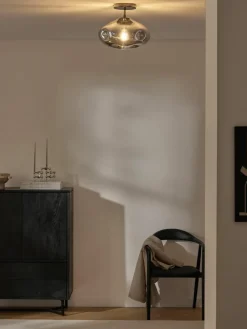 Plafondlamp Amora van gespiegeld glas^Westwing Collection Fashion