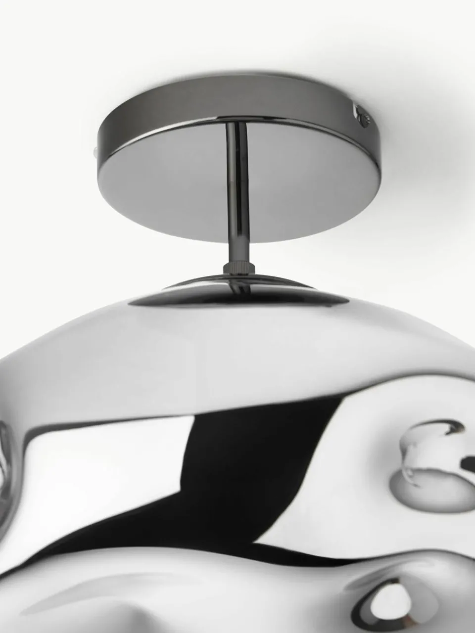 Plafondlamp Amora van gespiegeld glas^Westwing Collection Fashion