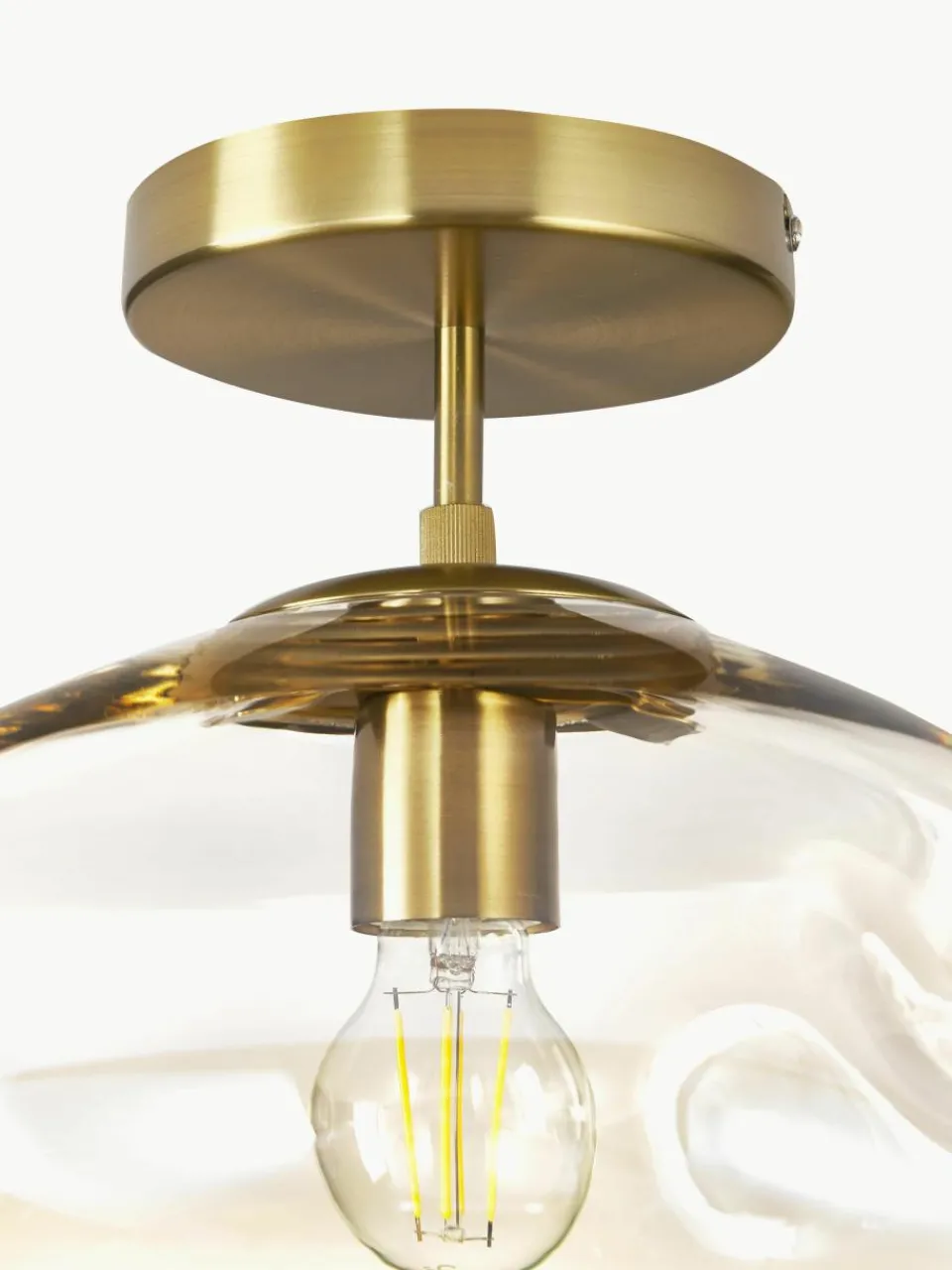 Plafondlamp Amora van glas^Westwing Collection Hot