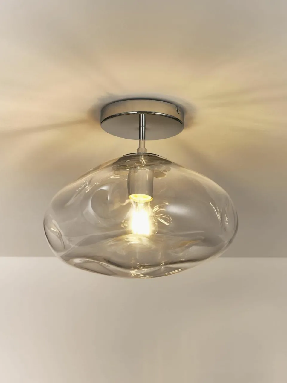 Plafondlamp Amora van glas^Westwing Collection Online