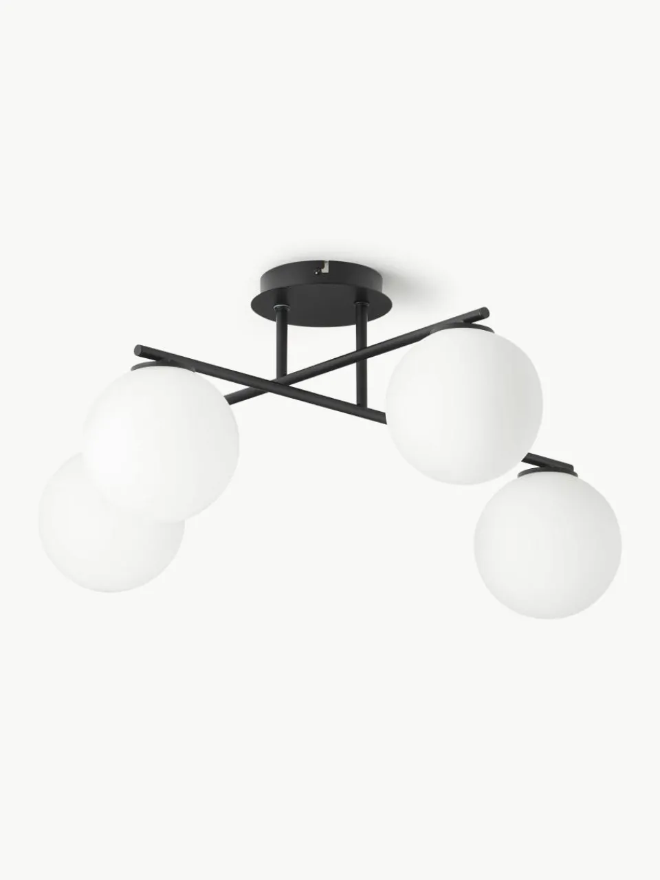 Plafondlamp Atlanta van opaalglas^Westwing Collection Sale