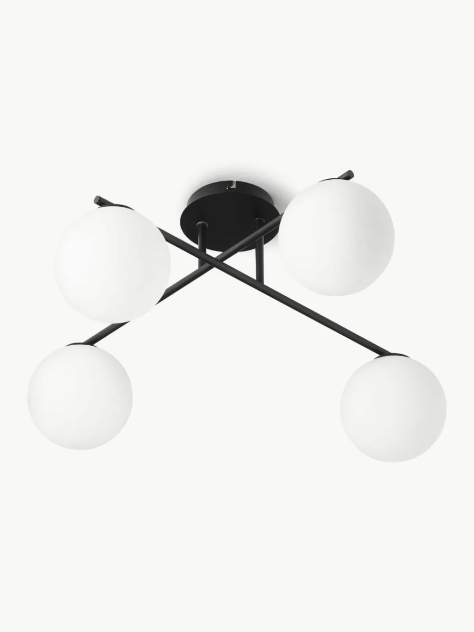 Plafondlamp Atlanta van opaalglas^Westwing Collection Sale