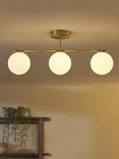 Plafondlamp Atlanta van opaalglas^Westwing Collection Online
