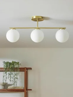 Plafondlamp Atlanta van opaalglas^Westwing Collection Online