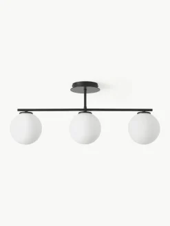 Plafondlamp Atlanta van opaalglas^Westwing Collection New