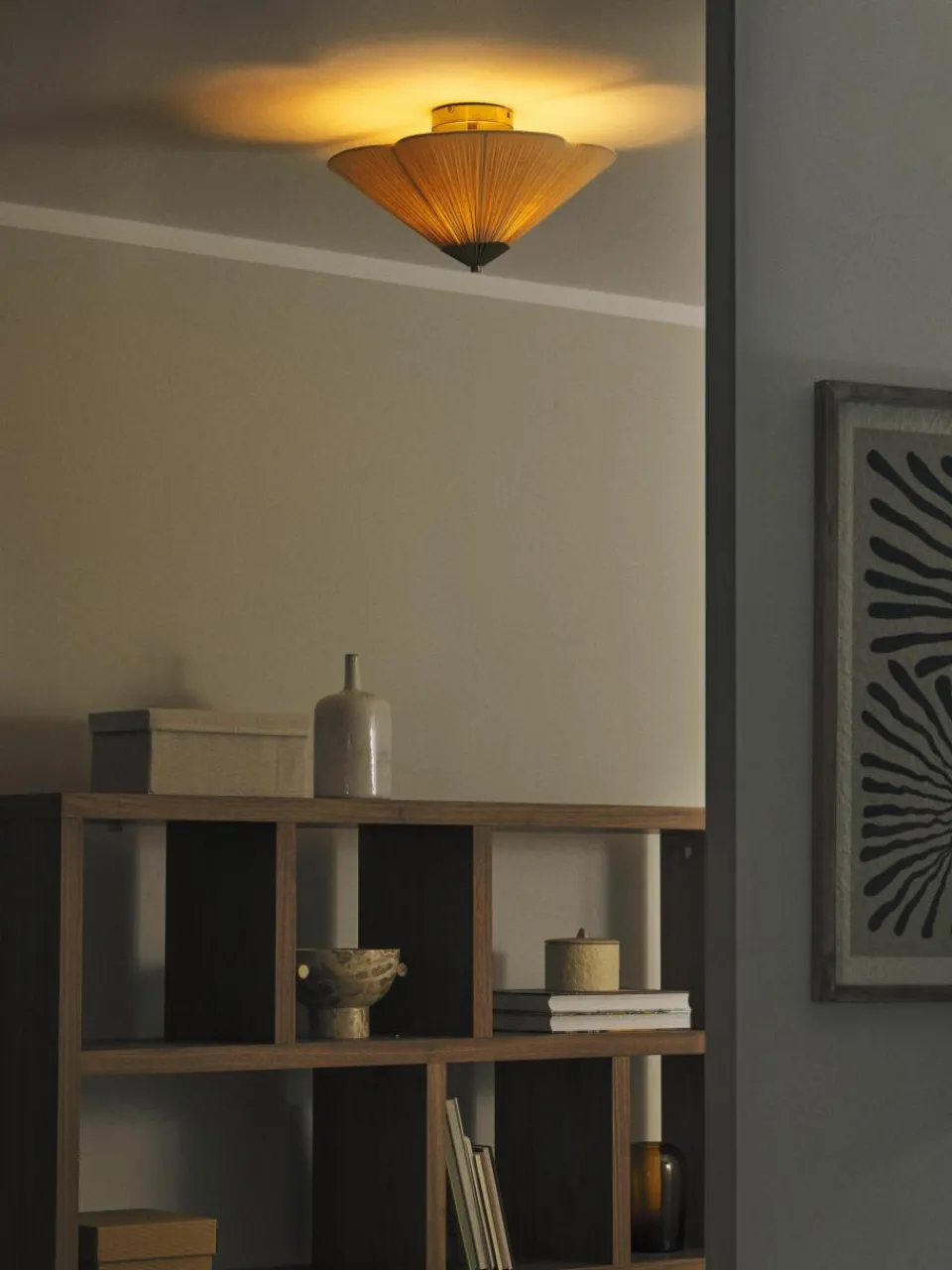 Plafondlamp Leora met omgekeerde lampenkap^Westwing Collection Clearance