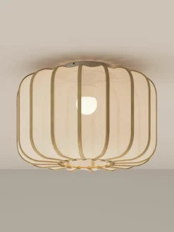 Plafondlamp Salma van bamboehout^Westwing Collection Discount