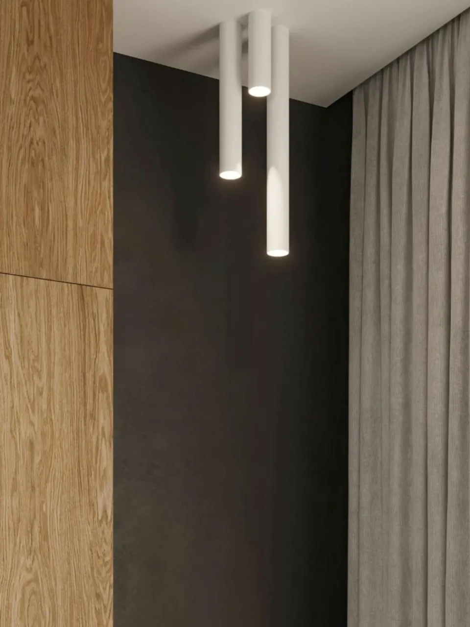 Plafondspot Castro, H 60 cm^Westwing Outlet