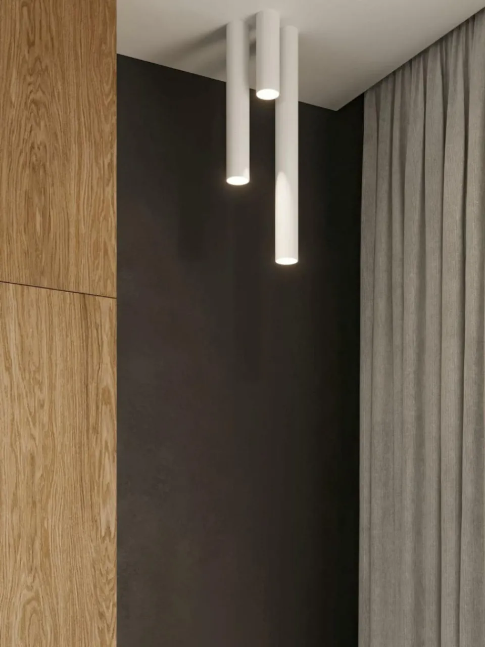 Plafondspot Castro, H 60 cm^Westwing Outlet