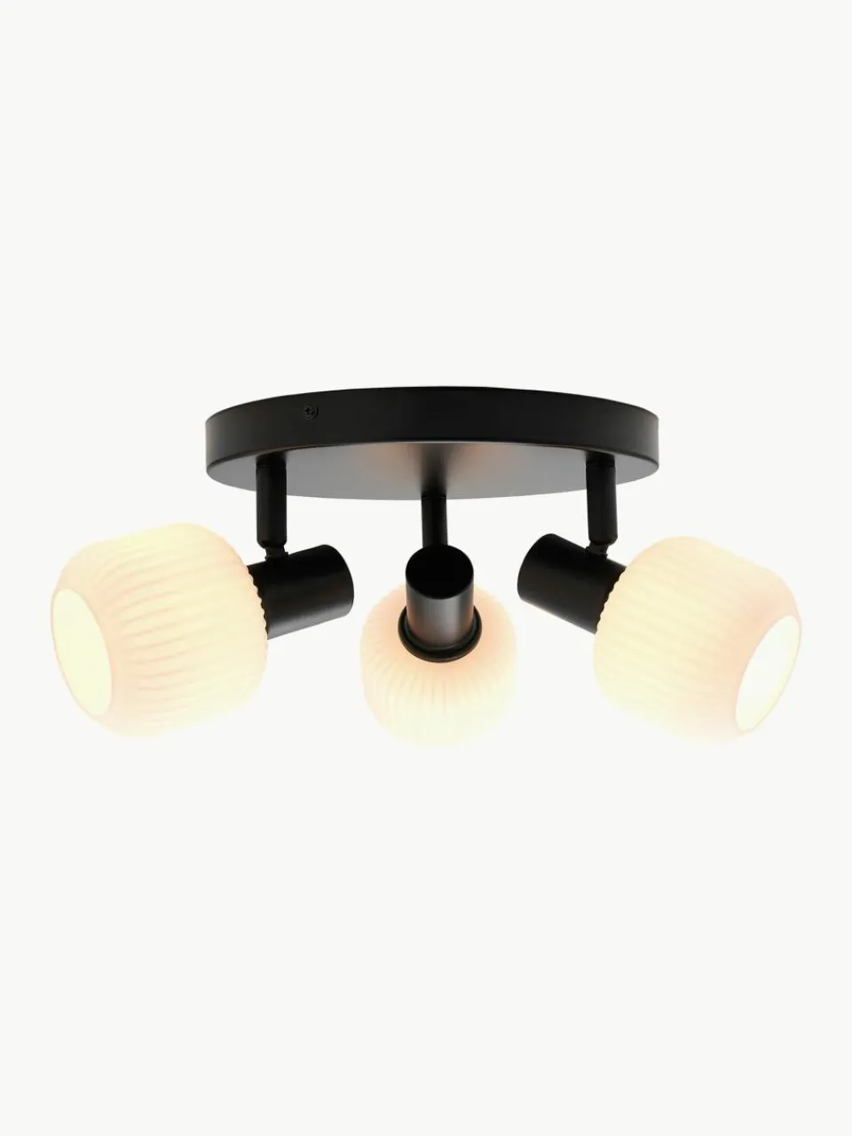 Plafondspot Milford Mini van mondgeblazen opaalglas^Westwing Sale